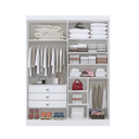 Ver imagem 2 de Guarda Roupa da Vinci 4 Portas 100% Mdf Branco
