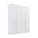 Ver imagem 1 de Guarda Roupa da Vinci 4 Portas 100% Mdf Branco