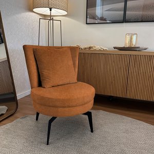 Poltrona para Sala de Estar Lynn Giratória