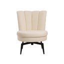 Ver imagem 4 de Poltrona Flor Giratória 82cm 67cm X 65cm Branco Natural