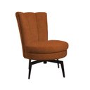 Ver imagem 2 de Poltrona Flor Giratória 82cm 67cm X 65cm Vermelho Terracota