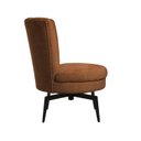 Ver imagem 5 de Poltrona Flor Giratória 82cm 67cm X 65cm Vermelho Terracota