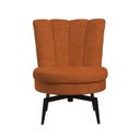 Ver imagem 4 de Poltrona Flor Giratória 82cm 67cm X 65cm Vermelho Terracota