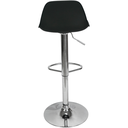 Ver imagem 4 de Banqueta Joly Luisa Eames Saarinen Regulável Base Giratória Cromada - Preta