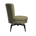 Ver imagem 5 de Poltrona Flor Giratória 82cm 67cm X 65cm Verde Oliva
