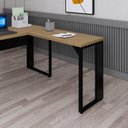 Ver imagem 3 de Mesa Auxiliar Direita/esquerda 90x45cm Pé Quadro Tampo com 30mm