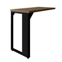 Ver imagem 5 de Mesa Auxiliar Direita/esquerda 90x45cm Pé Quadro Tampo com 30mm