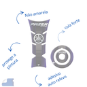Ver imagem 4 de Kit Adesivo Resinado Protetor Tanque e Bocal Moto Yamaha Fazer 250 Teu Adesivo Adesivo Protetor Tanq