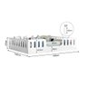 Cama Casal Infantil Montessoriana Helo Branca + Luminária Led - 3