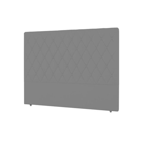 Cabeceira Camponesa Plus Queen 1600mm Linho Cinza - Simbal