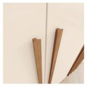 Ver imagem 5 de Guarda Roupa Casal Norton 6 Portas Nature Off White - Henn