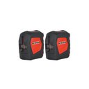 Ver imagem 1 de Kit 2 Nível A Laser 20m Horizontal Vertical Alerta Compensador Amortecimento Nl-20 Portátil Instruth