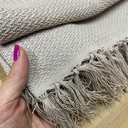 Ver imagem 4 de Manta Decorativa Versátil São João 001486/ 0012 100% Algodão 1,20 X 1,50 - Sand (Areia)