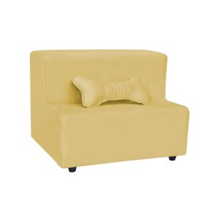 Escada Pet 2 Degraus para Cachorros Almofadada em Veludo Várias Cores Rampa Brinde Pet Luxo Conforto