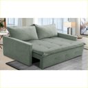 Ver imagem 1 de Sofá sem Caixa Retrátil e Reclinável 1,65m com Molas Maira Boucle Menta Rover & Beato