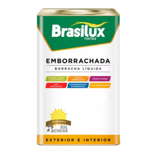 Tinta Emborrachada Brasilux 3,6l:branco Gelo