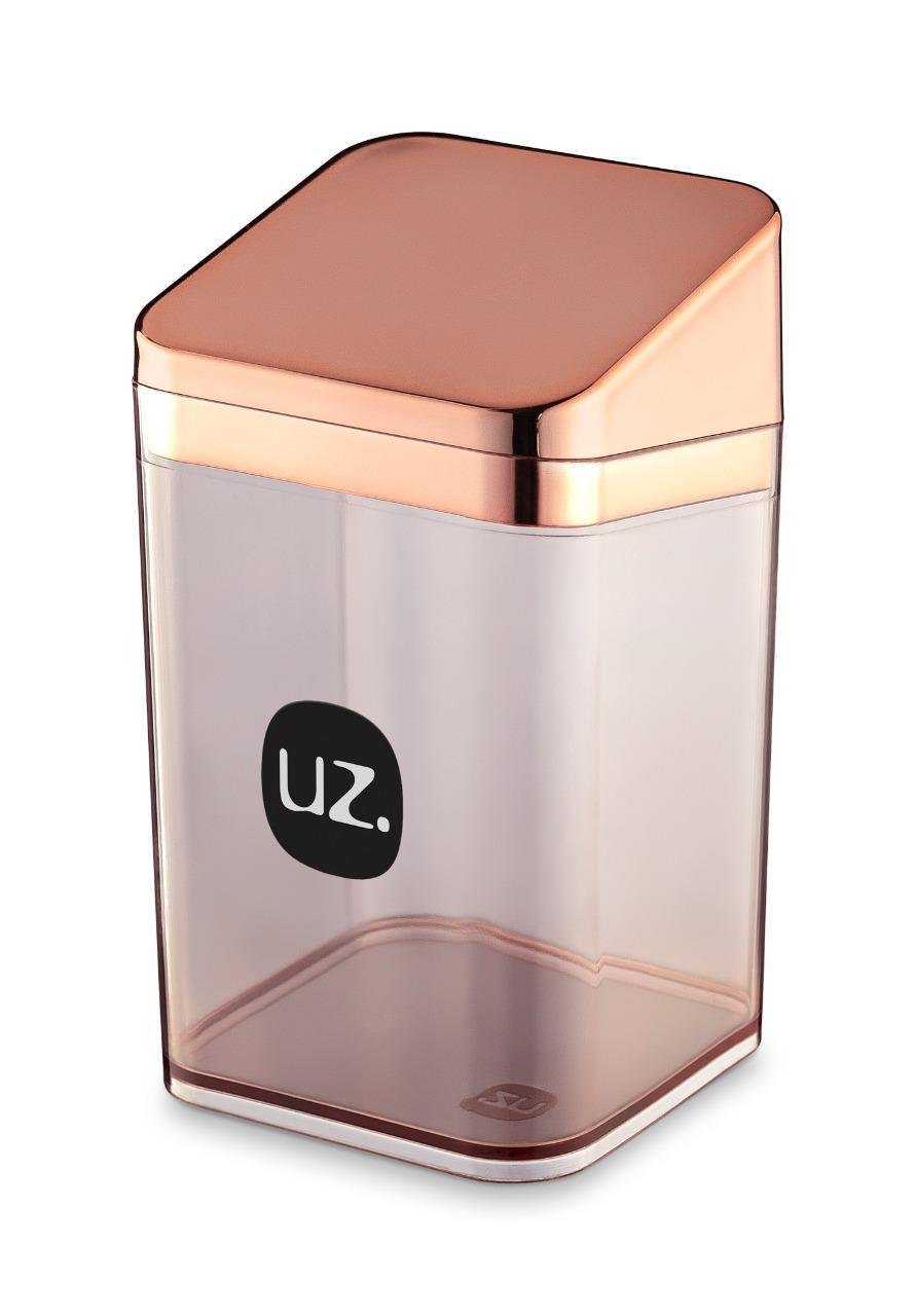 Kit para Pia de Banheiro 4 Peças Rose Gold Slim Uz Rosa - 3