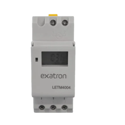Temporizador Timer Digital Fixação Trilho Din 220v Exatron - 2