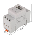 Ver imagem 5 de Temporizador Timer Digital Fixação Trilho Din 220v Exatron