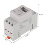 Temporizador Timer Digital Fixação Trilho Din 220v Exatron - 5