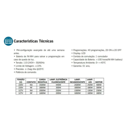 Temporizador Timer Digital Fixação Trilho Din 220v Exatron - 7