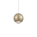 Ver imagem 1 de Lustre Pendente Nordecor Muna 2701 Dourado Fosco Led Bivolt Dourado Fosco 2701