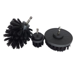 Kit 3 Escovas Agressivas de Limpeza para Furadeira/parafusadeira