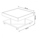 Ver imagem 4 de Mesa de Centro Saara Cinamomo/off White - Pnr Móveis