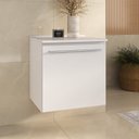 Ver imagem 1 de Balcão para Cozinha Fit 60 Lado Direito (Ld) com Aramados com Tampo Yescasa Branco