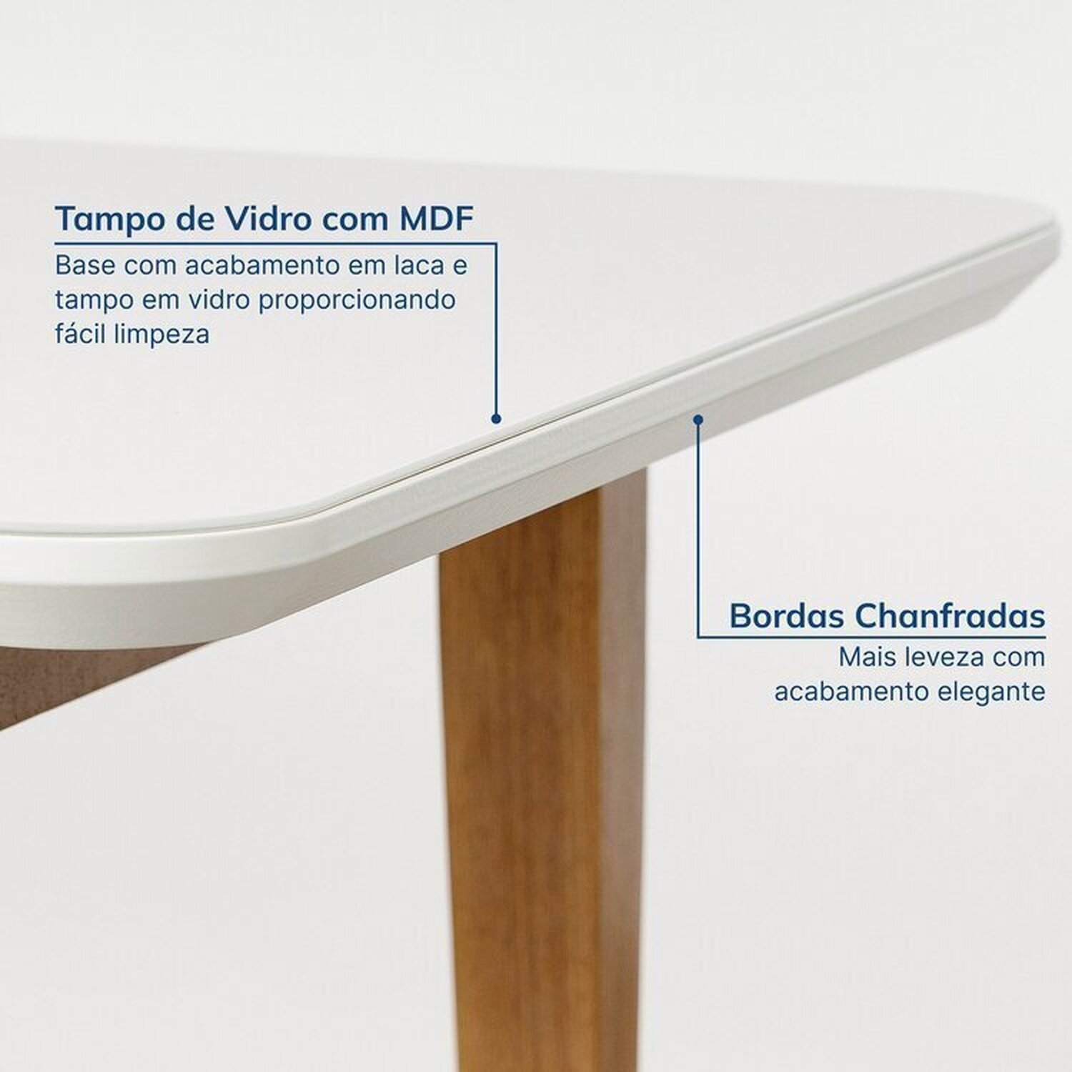 Conjunto Sala de Jantar 1 Mesa Tangará 130cm 4 Cadeiras Estofadas Miriti Cabecasa Madeiramadeira - 6