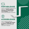 Suporte para Monito/headsets: Organizador de Fones de Ouvido Prático -branco - 7