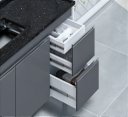 Ver imagem 3 de Gabinete para Cozinha 1,94 M em Mdf com 6 Pés Resistente:preto