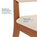 Ver mais imagens de Conjunto Sala de Jantar 1 Mesa Tangará 210cm 8 Cadeiras Estofadas Miriti CabeCasa MadeiraOriginals