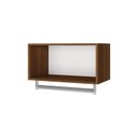 Ver imagem 2 de Armário Aéreo Fit 60cm com Cabideiro sem Porta Yescasa Marrom/Oliva