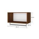 Ver imagem 3 de Armário Aéreo Fit 60cm com Cabideiro sem Porta Yescasa Marrom/Oliva