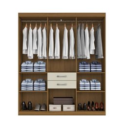 Guarda-Roupa Casal para Quarto 7 Portas 2 Gavetas  - 2