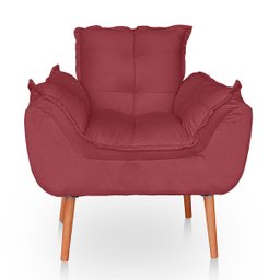 Kit 02 Poltronas Opala para Sala Confortável Resistente Rose - 4
