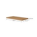 Ver imagem 3 de Prateleira de Mdf Fit 60 Cm com Suporte Marrom Larnaca