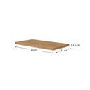 Ver imagem 3 de Prateleira Fit 100% MDF 60 cm com Suporte Yescasa Marrom