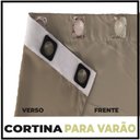 Ver imagem 5 de cortina pé direito para varão Mix 5,50 x 5,00 voal bege