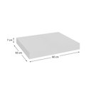 Ver imagem 3 de Prateleira Yes 100% MDF 60 cm com Tampo de Vidro Yescasa Branco