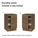 Ver imagem 4 de Balcão de Cozinha 50cm 1 Porta Rustic Glamy Madesa