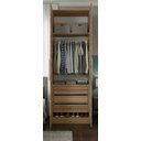 Ver imagem 2 de Guarda-roupa Modular 2p com 3 Gav 1010 Castanho