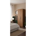 Ver imagem 1 de Guarda-roupa Modular 2p com 3 Gav 1010 Castanho