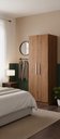 Ver imagem 1 de Guarda-roupa Modular 2p com 3 Gav 1010 Castanho