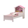 Cama Casa Princesa Branco/Rosa - Vitamov - 1