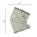 Ver imagem 2 de Manta Decorativa Versátil São João  1,20 x 1,50  100% Algodão   1486 | 9902 Amazônia Mescla