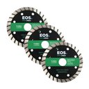 Ver imagem 1 de Kit 3 Discos de Serra Mármore Corte Diamantado Turbo 110m 110x20x10 DSMT110 - EOS