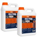 Ver imagem 1 de Kit 2 Cola Pedra Veda Forte Incolor 5 Litros para Jardim e Calçamento