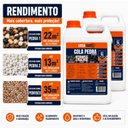 Ver imagem 4 de Kit 2 Cola Pedra Veda Forte Incolor 5 Litros para Jardim e Calçamento